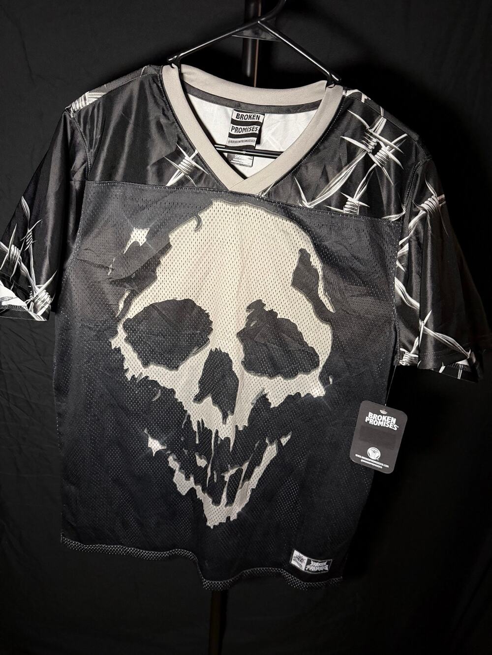Broken Promises Chromeface Jersey with tags